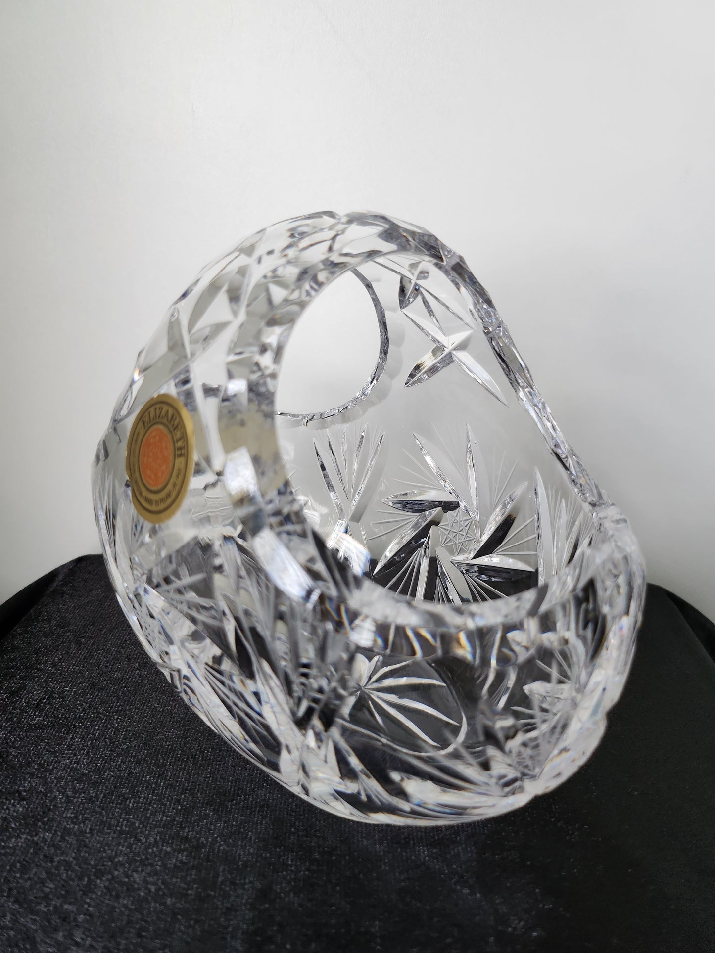 Crystal Pinwheels Cut Basket