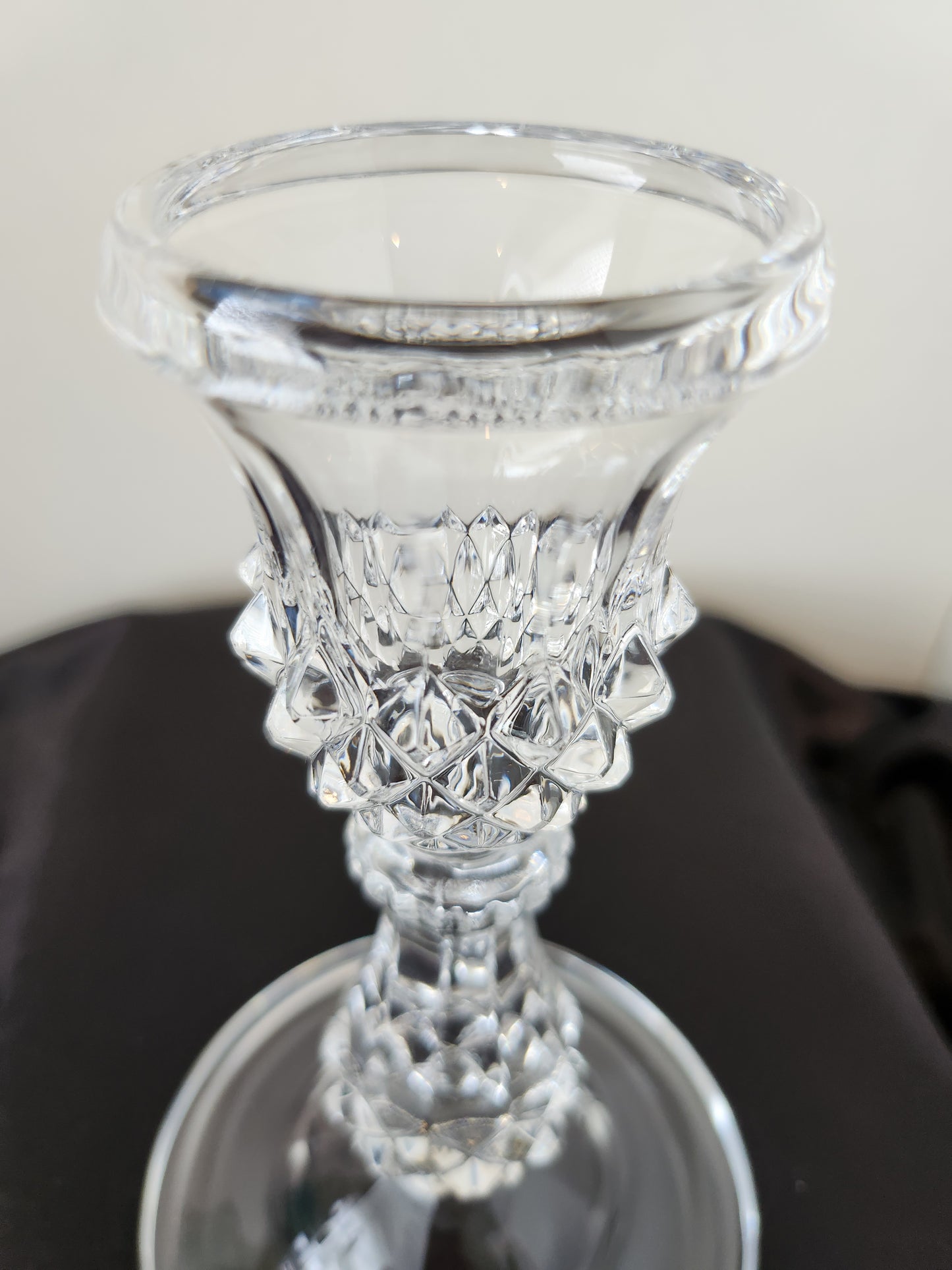 Assorted Crystal Candlestick Holders