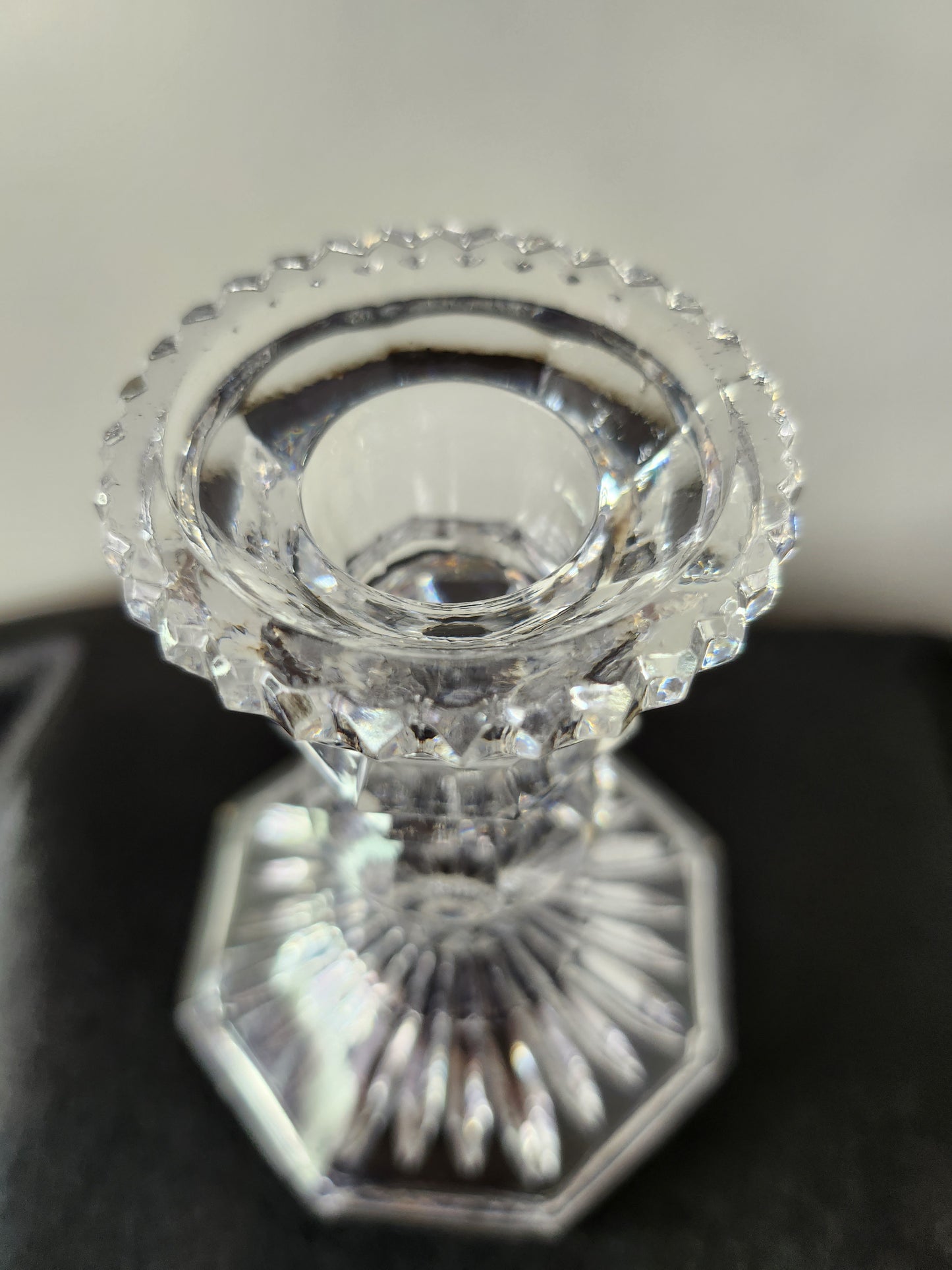 Assorted Crystal Candlestick Holders