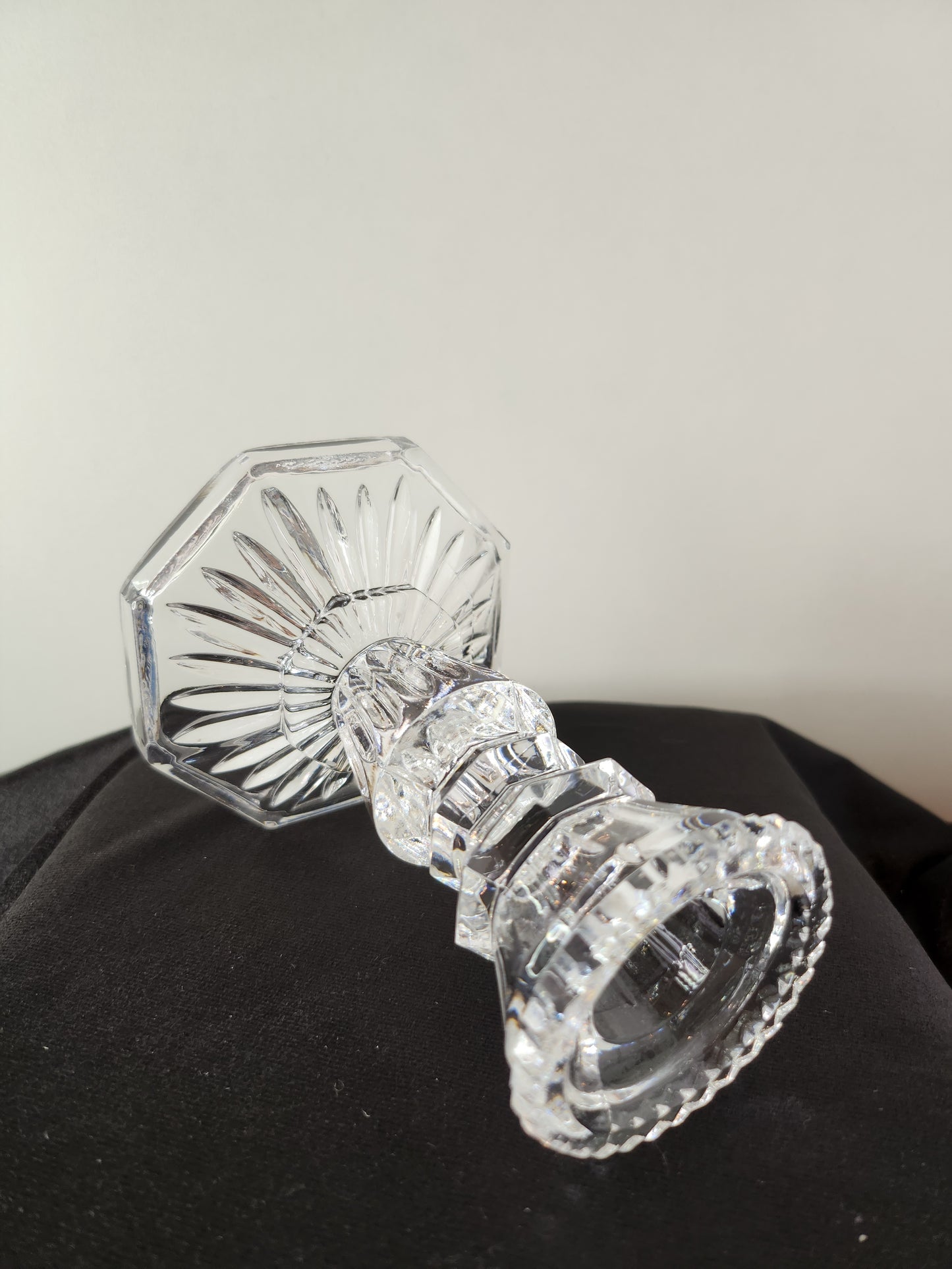 Assorted Crystal Candlestick Holders