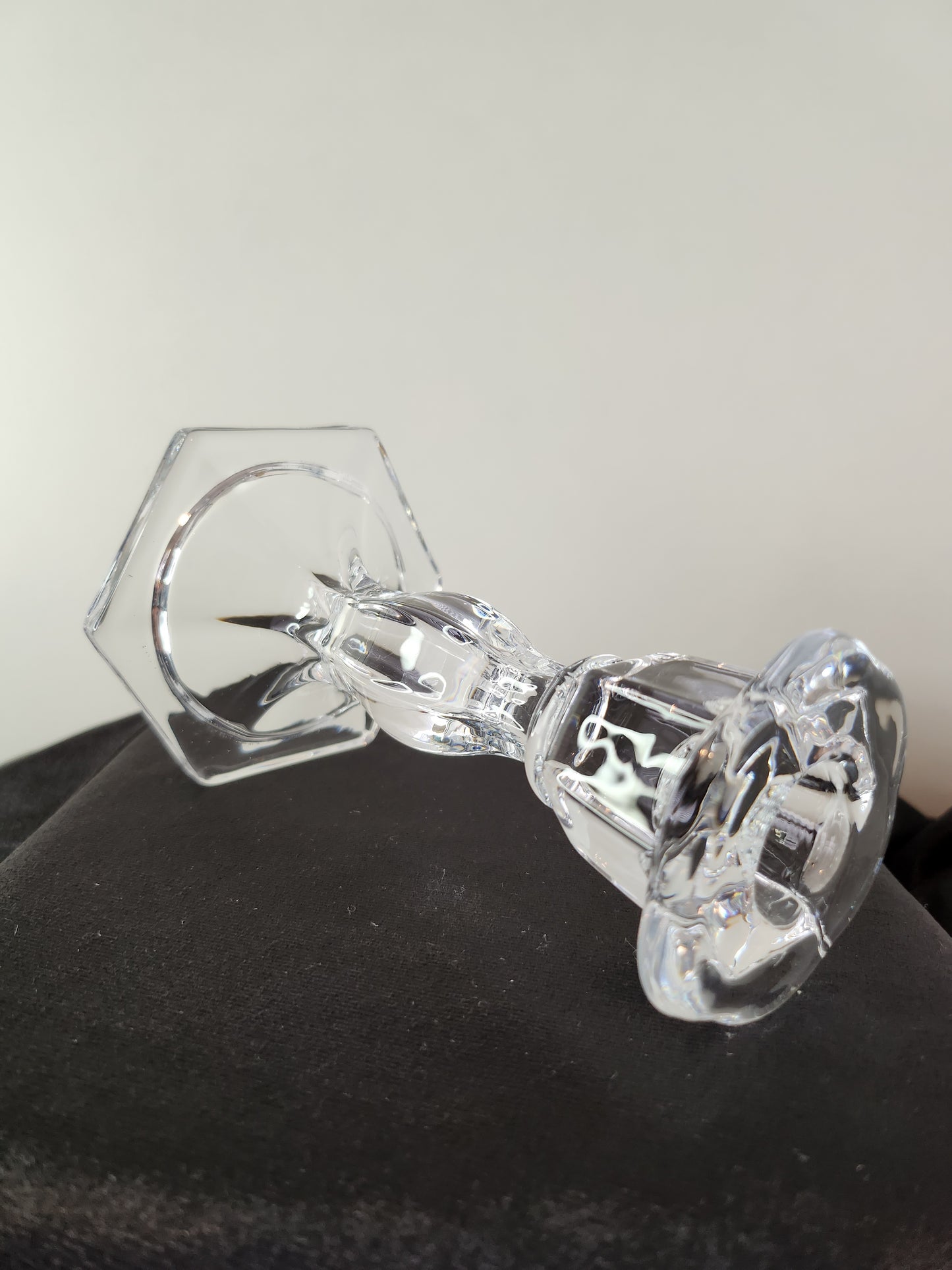 Assorted Crystal Candlestick Holders