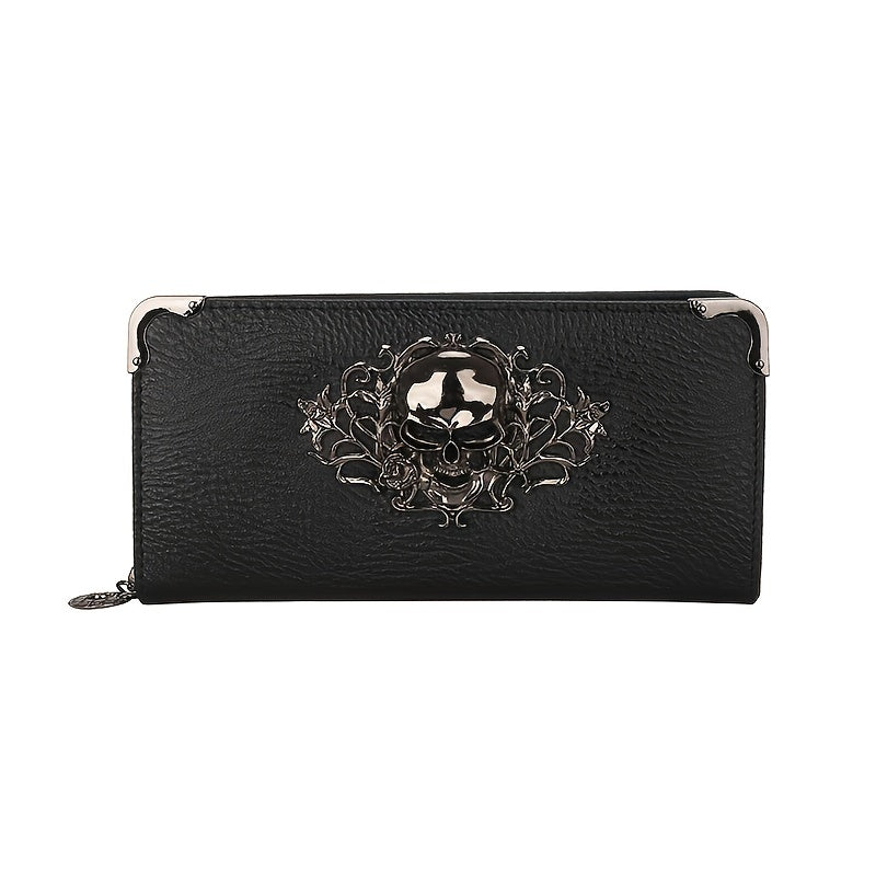 Metal Skull Clutch Purse Curious Things