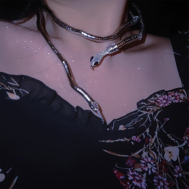 Curious Malleable Long Snake Wrap Collar Curious Things