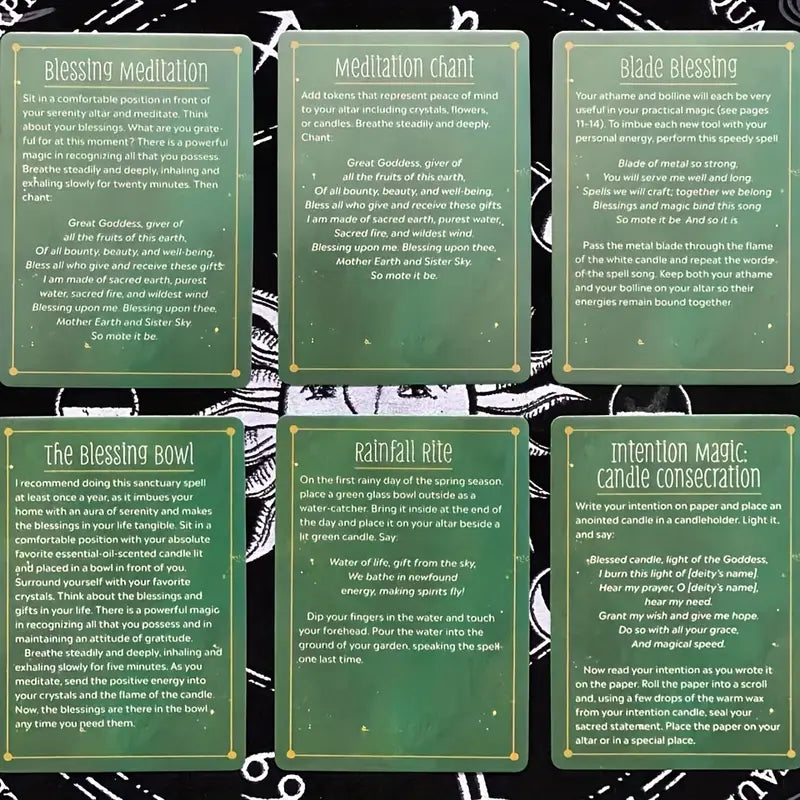 The Practical Witch's Spell Deck Witch Spell Cards Curious Things