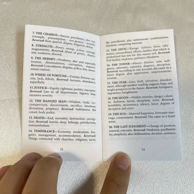 Rider Waite Tarot Cards for Beginners with Guidebook