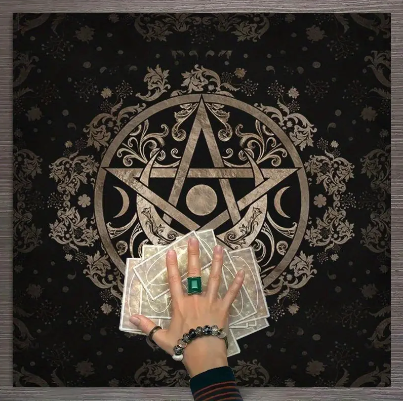 Pentagram Tarot Table Cover
