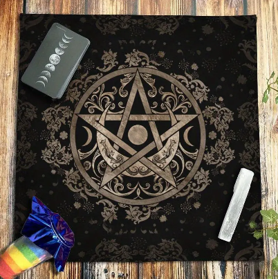 Pentagram Tarot Table Cover