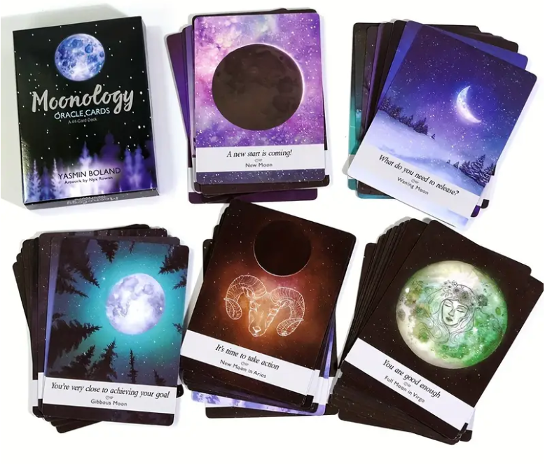 Moonology Oracle Cards Set With 44 Cards