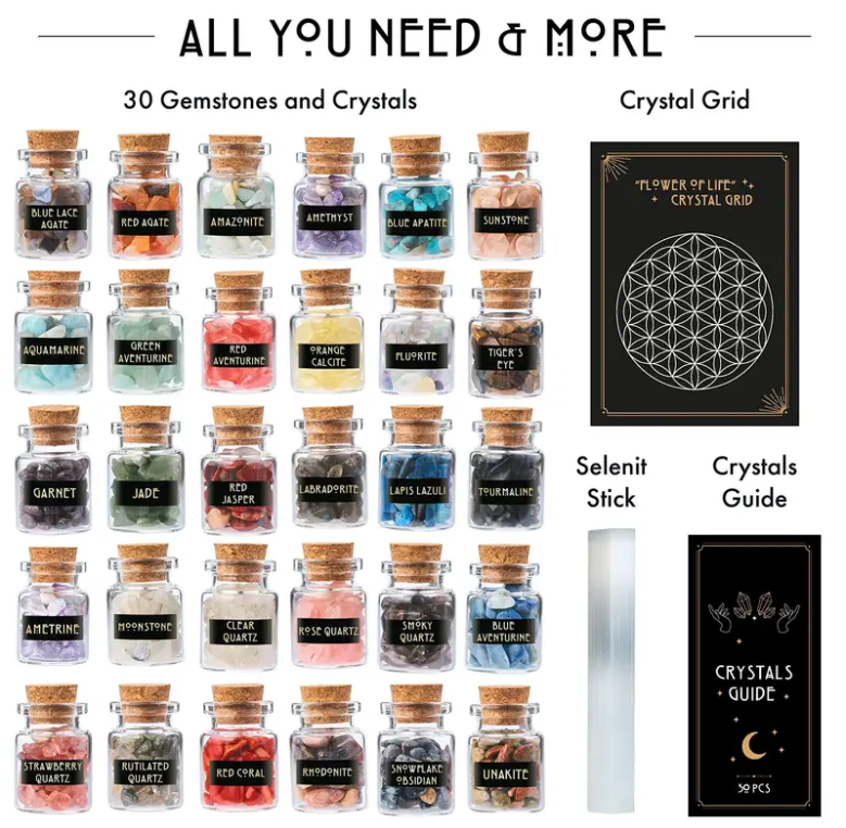 Natural Gemstone Set 30pc