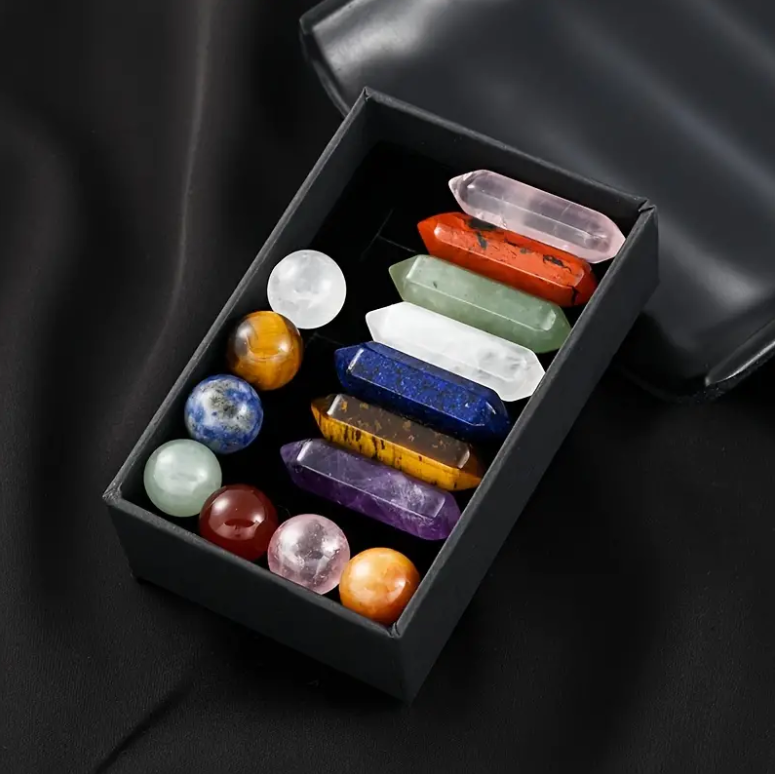 14pc Healing Crystals Stones Set