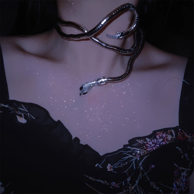 Curious Malleable Long Snake Wrap Collar Curious Things