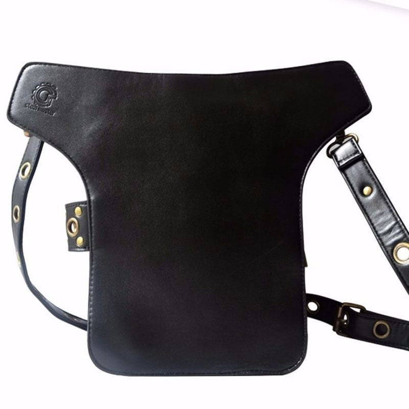 Steampunk Leather Shoulder Bag Steampunk Curious Things