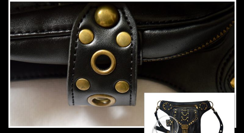 Steampunk Leather Shoulder Bag Steampunk Curious Things