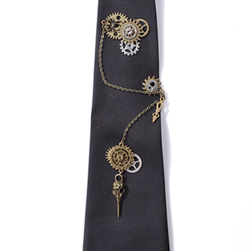 Tie Steampunk Gothic Gear Necktie Steampunk Curious Things