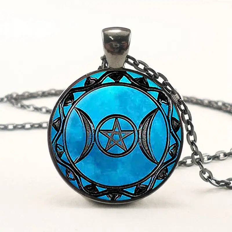 Blue Moon Witch Pendant  Curious Things   