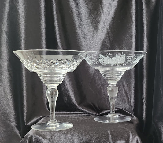 Crystal Martini Glasses