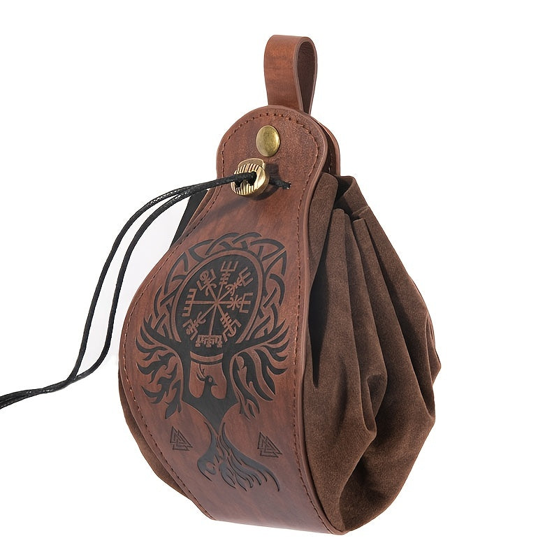 Drawstring leather outlet purse