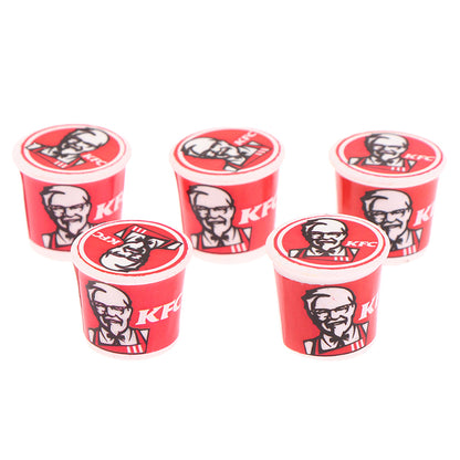 Cute 5pc Miniature Resin KFC Buckets!