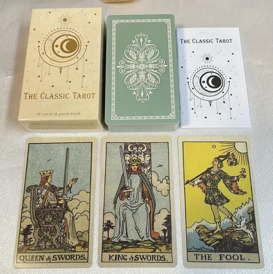 Rider Waite Tarot Cards for Beginners with Guidebook